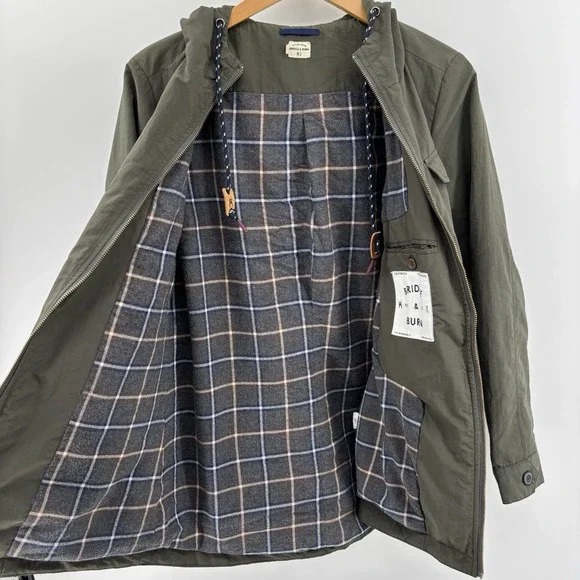Bridge & Burn Warbler Jacket w/Hood Women's Size S Outdoor Preppy - Picture 6 of 16